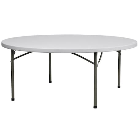 Atlas Commercial Products TitanPRO 72 Round Plastic Folding Table PFT2-71R